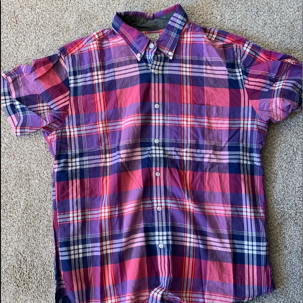 J. Crew Men’s short sleeve button up